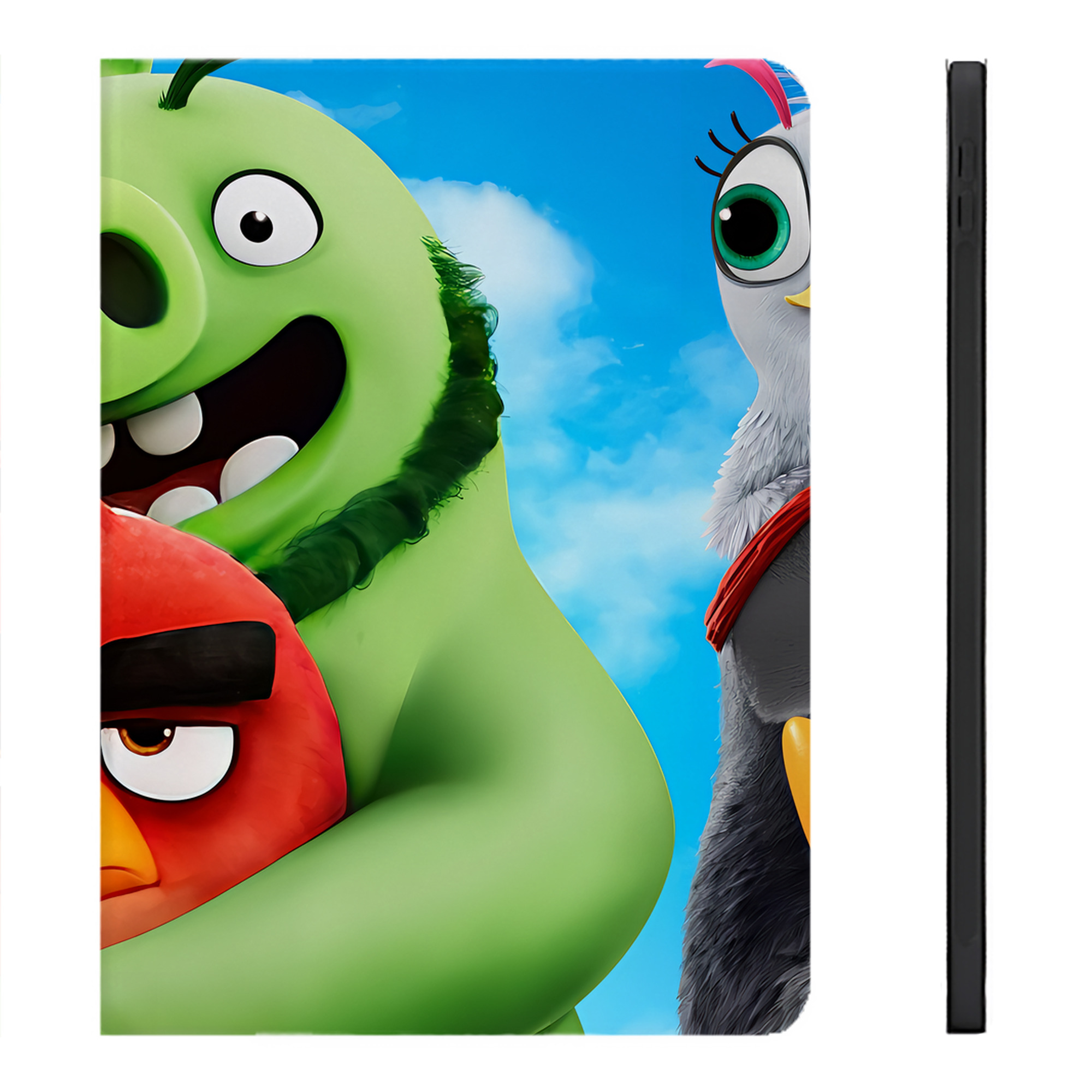 （画像用） Angry Birds アングリーバード IPadケース ペンホルダー付き ブックスタイルデザイン